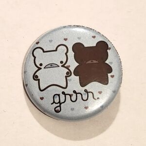 *4 for $20* Cute Bear Button Pin - Crowded Teeth
